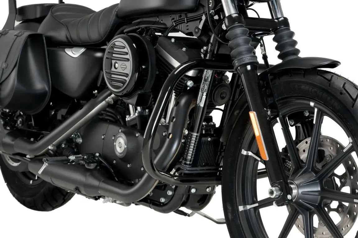 Customacces Engine Guards | Black | Harley Davidson Sportster 1200N Nightster (XL1200N) 2008>2012 - Shop name