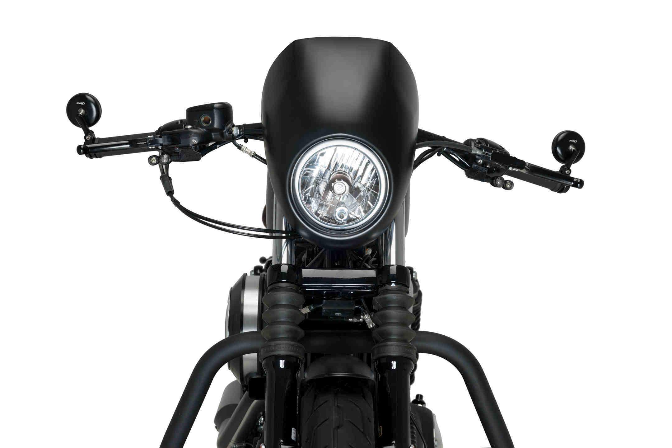 Customacces Free Spirit Semifairing | Matte black | Harley Davidson Sportster Superlow (XL883L) 2011>2019 - Shop name