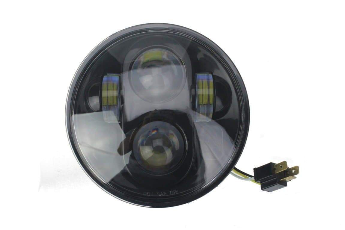 Customacces Ovni Headlight | Black | Harley Davidson V-Rod (VRSCDX) 2006>2011 - Shop name