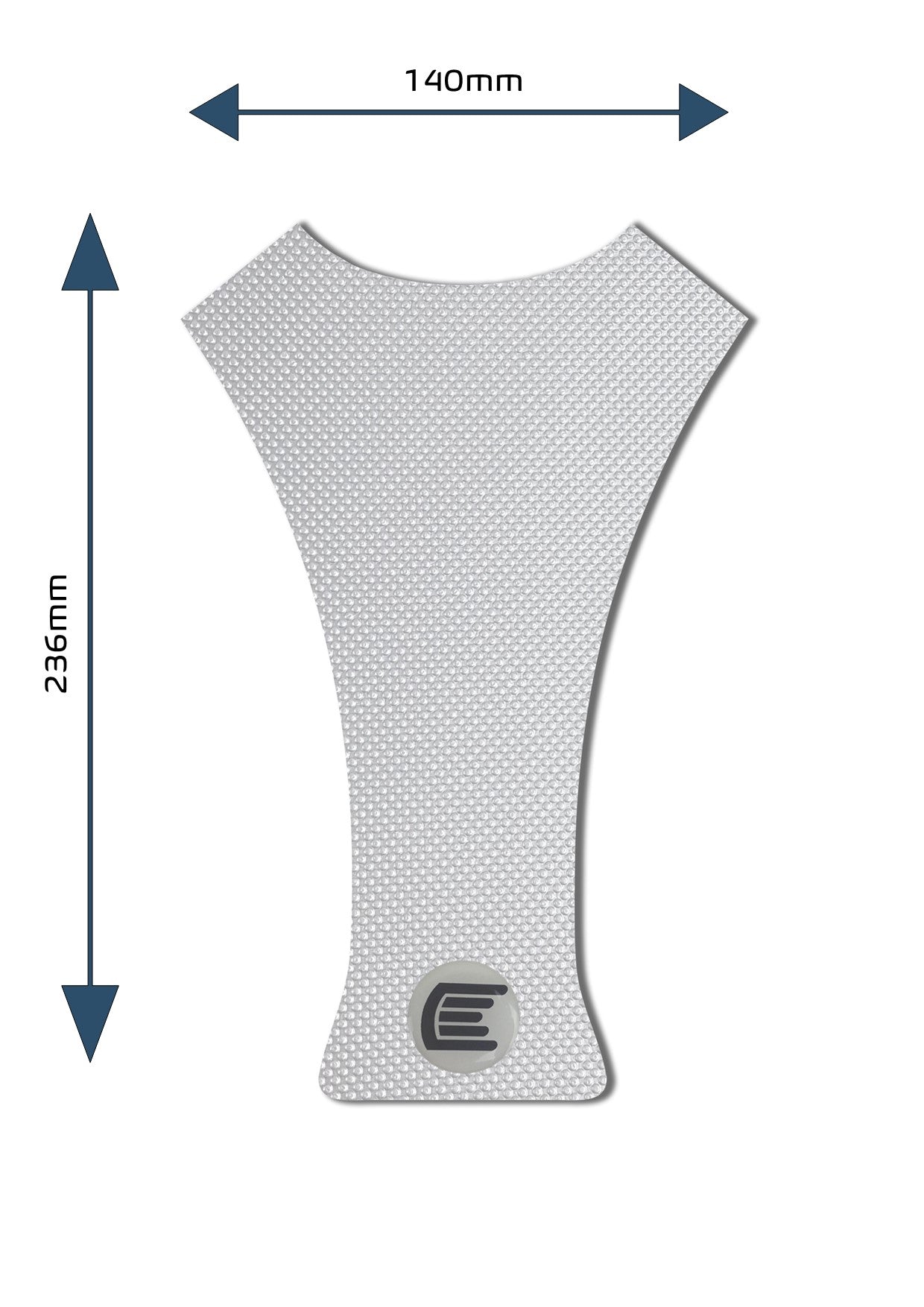 Eazi-Grip Centre Tank Pad - Design B - Pro Series | Clear - Shop name
