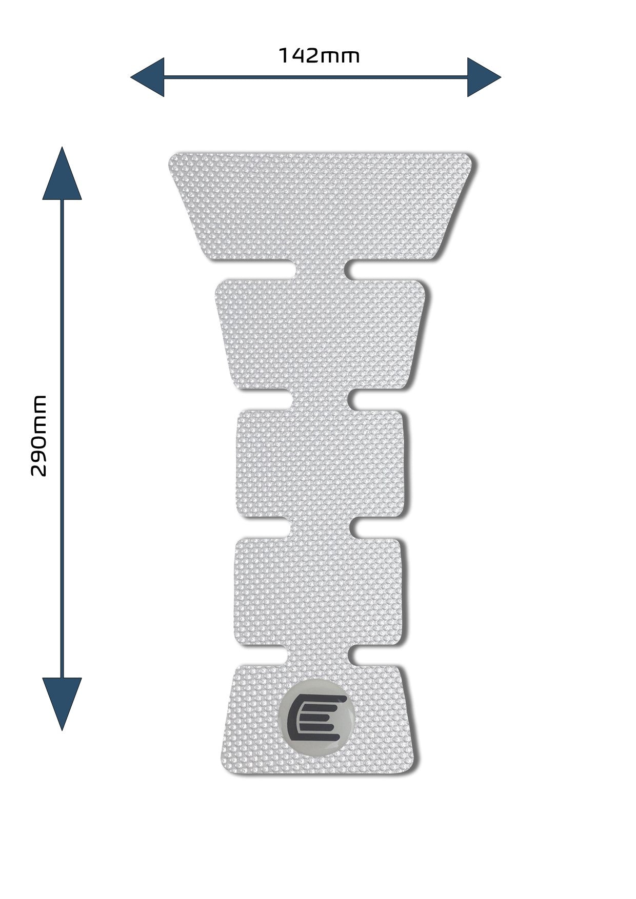 Eazi-Grip Centre Tank Pad - Design E - Pro Series | Clear - Shop name