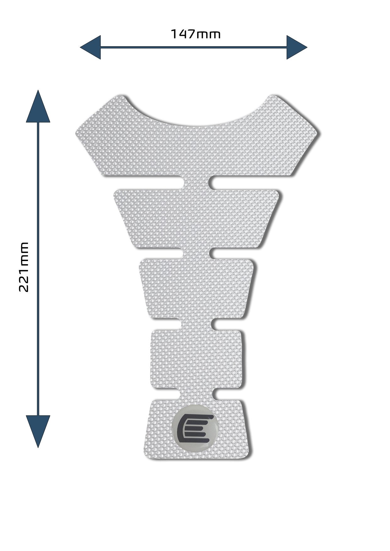 Eazi-Grip Centre Tank Pad - Design F - Pro Series | Clear - Shop name