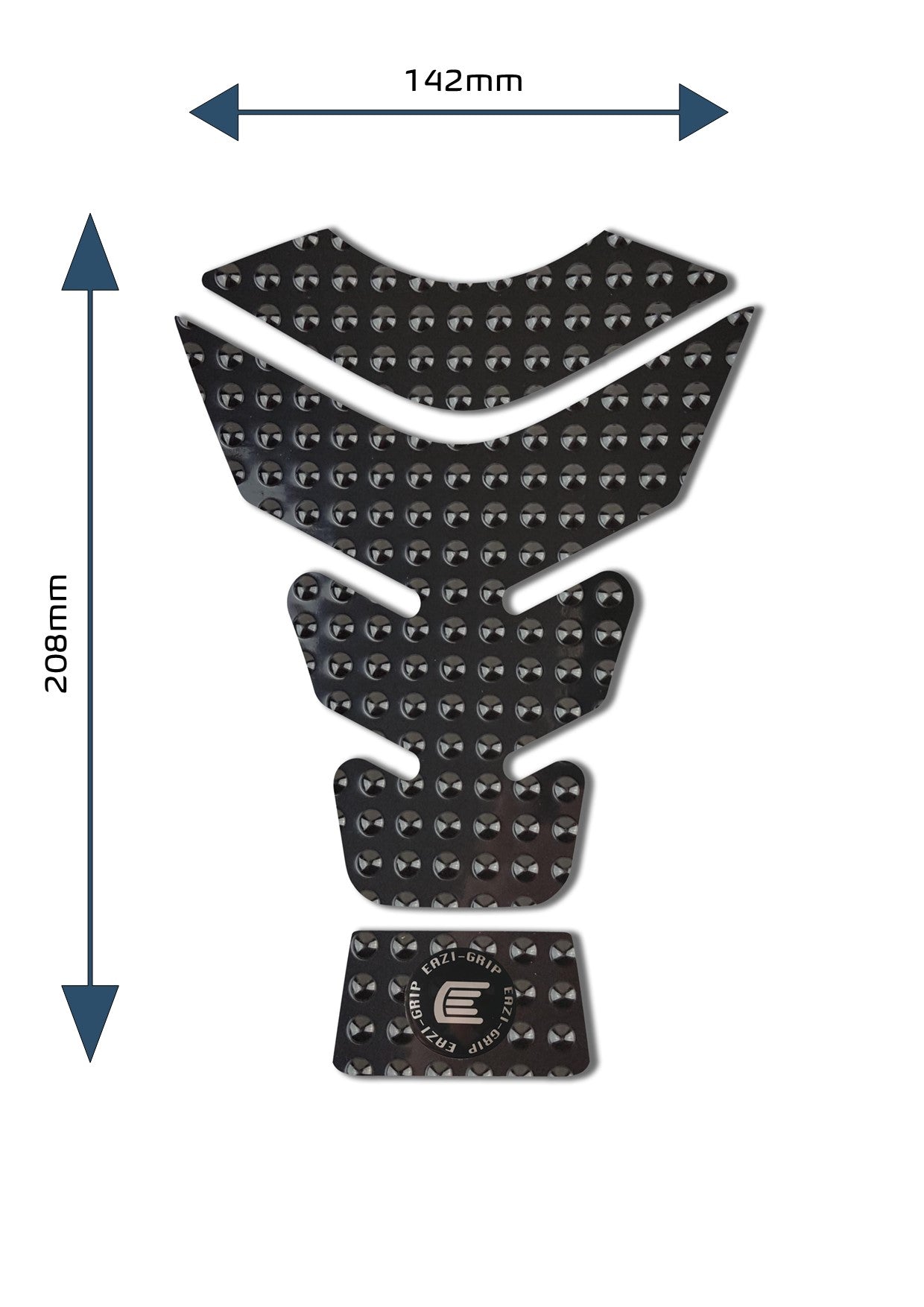 Eazi-Grip Centre Tank Pad - Design G - Evo Series | Black - Shop name