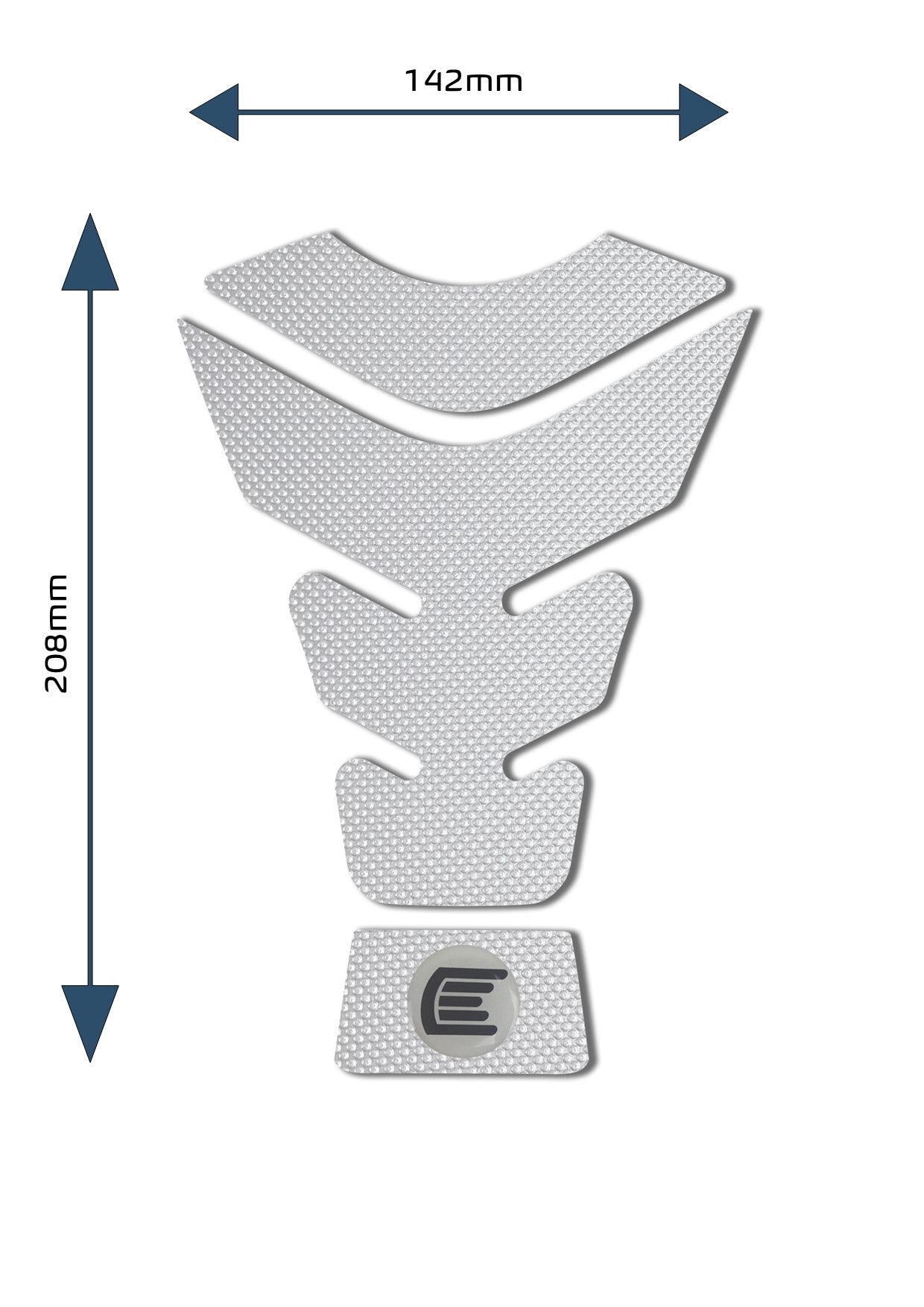 Eazi-Grip Centre Tank Pad - Design G - Pro Series | Clear - Shop name