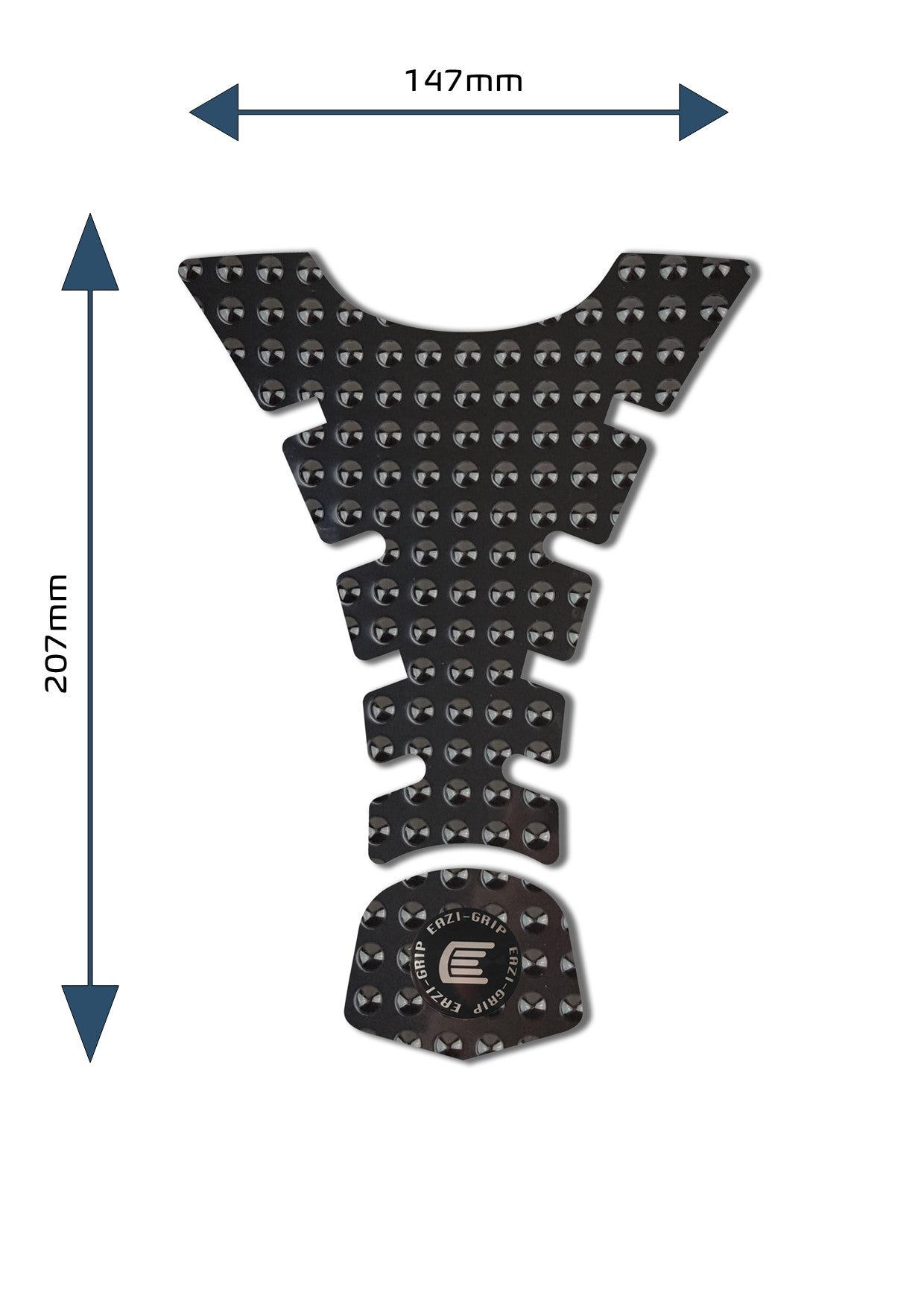 Eazi-Grip Centre Tank Pad - Design H - Evo Series | Black - Shop name