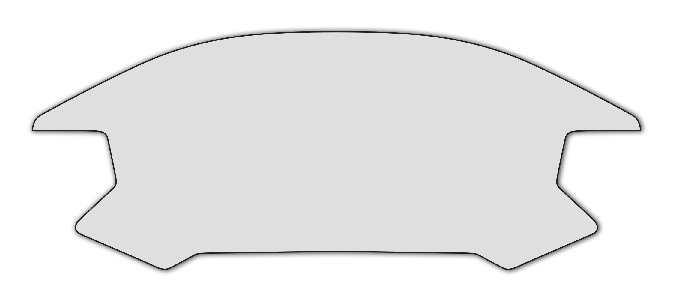 Eazi-Grip Dash Protector | Clear | Honda CB 500 F 2013>Current - Shop name