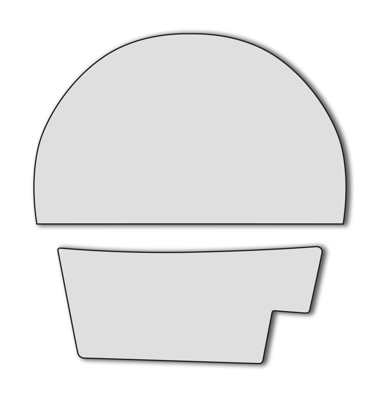 Eazi-Grip Dash Protector | Clear | Kawasaki Versys 650 2015>2021 - Shop name