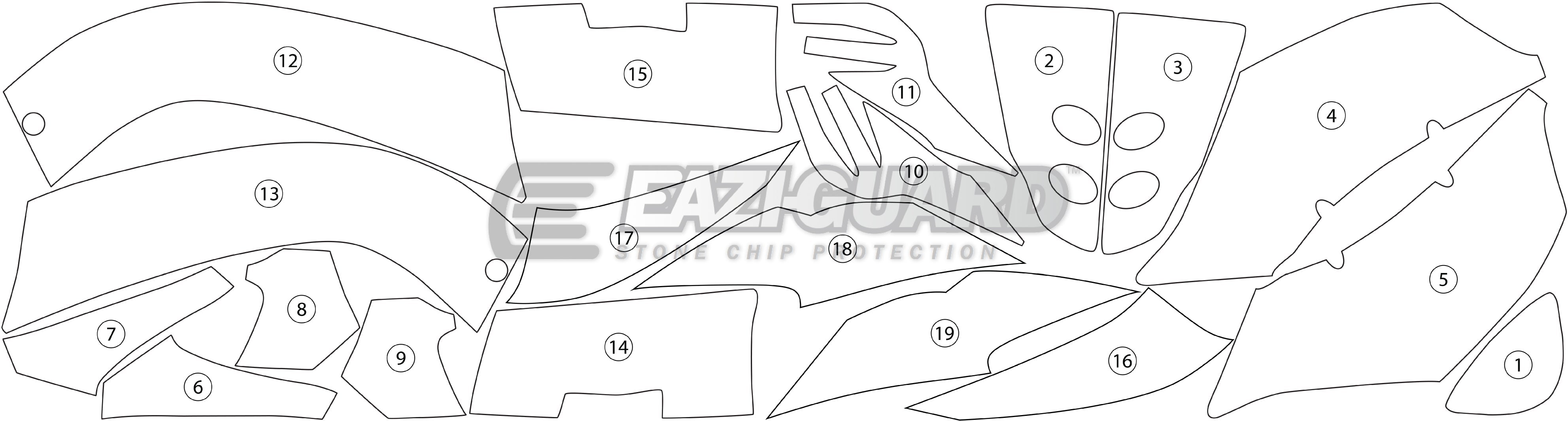 Eazi-Grip Stone Chip Protection Kit | Clear - Gloss | Ducati 959 Panigale 2016>2017ย -ย Shop name
