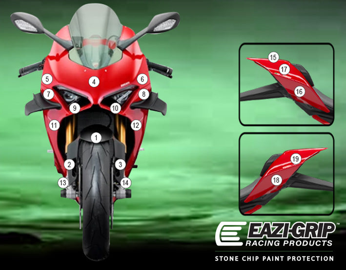 Eazi-Grip Stone Chip Protection Kit | Clear - Gloss | Ducati Panigale V4 2020>Current - Shop name