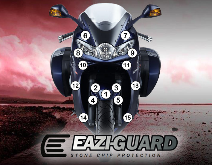 Eazi-Grip Stone Chip Protection Kit | Clear - Gloss | Triumph Sprint GT 1050 2010>Currentย -ย Shop name