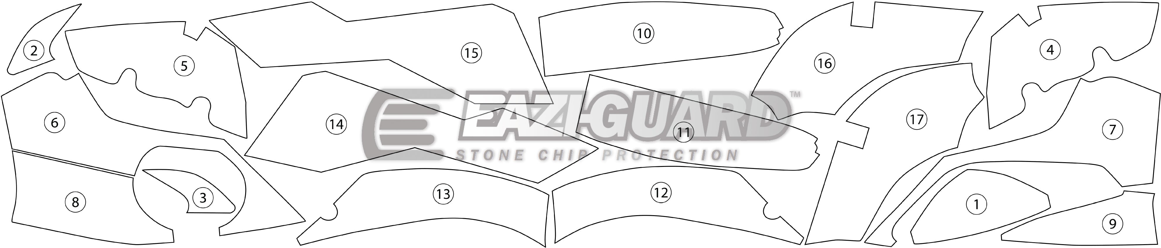 Eazi-Grip Stone Chip Protection Kit | Clear - Matte | BMW HP4 2009>2014ย -ย Shop name