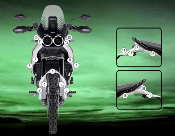 Eazi-Grip Stone Chip Protection Kit | Clear - Matte | Ducati Desert X 2022>Current - Shop name