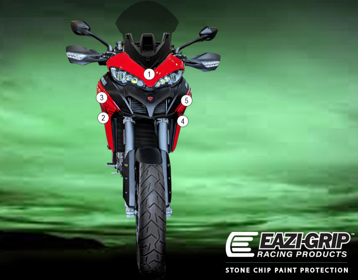 Eazi-Grip Stone Chip Protection Kit | Clear - Matte | Ducati Multistrada V2 2021>Current - Shop name