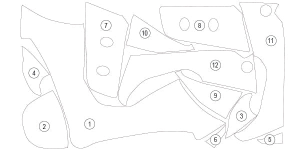 Eazi-Grip Stone Chip Protection Kit | Clear - Matte | Ducati Multistrada V4 2021>Current - Shop name