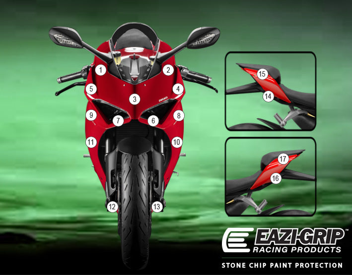 Eazi-Grip Stone Chip Protection Kit | Clear - Matte | Ducati Panigale V2 2020>Current - Shop name