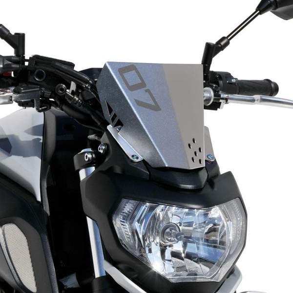 Ermax Aluminium Fly Screen | Silver | Yamaha MT-07 2018>2019 - Shop name