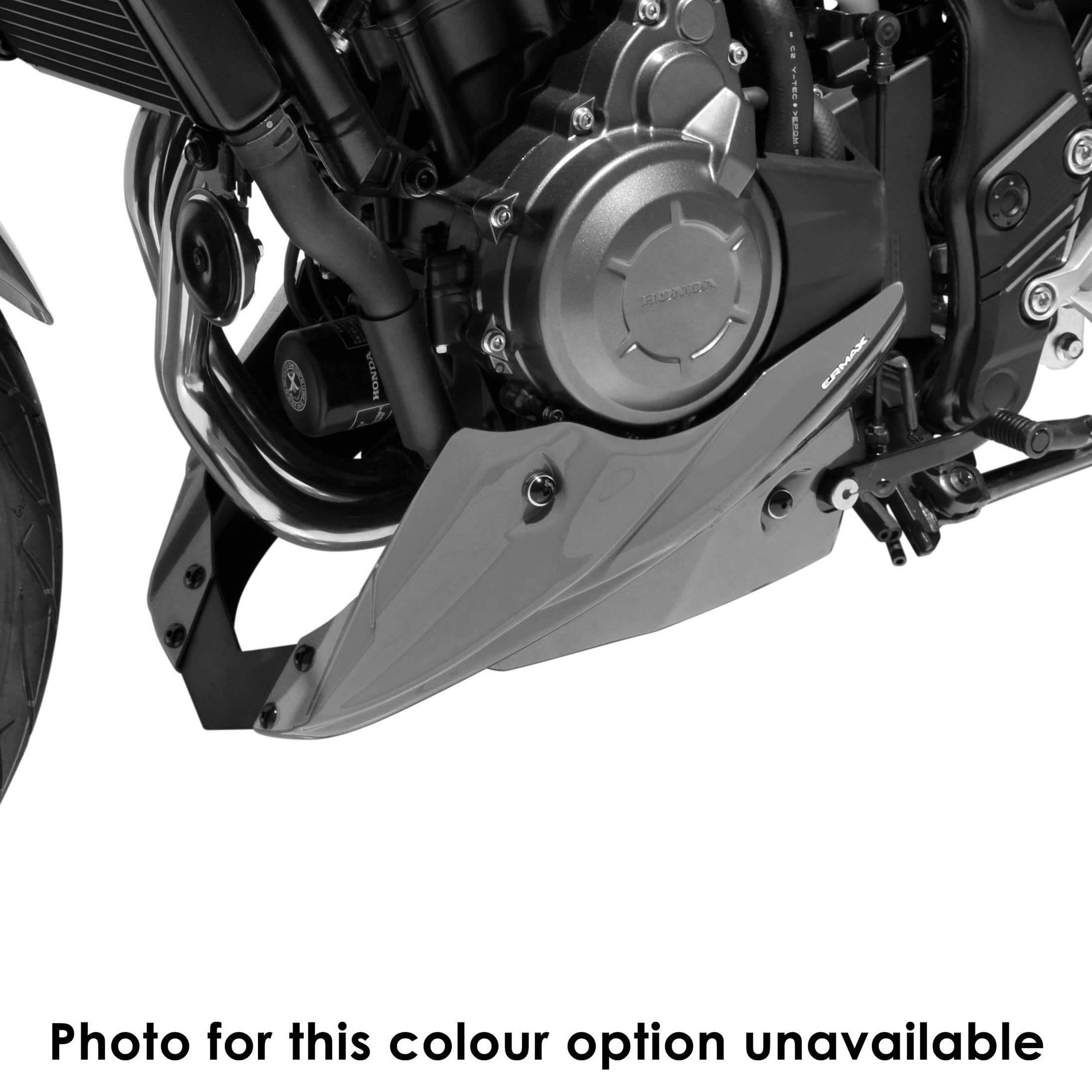 Ermax Belly Pan | Matte Black (Matte Gunpowder Black) | Honda CB 500 F 2016>2018 - Shop name