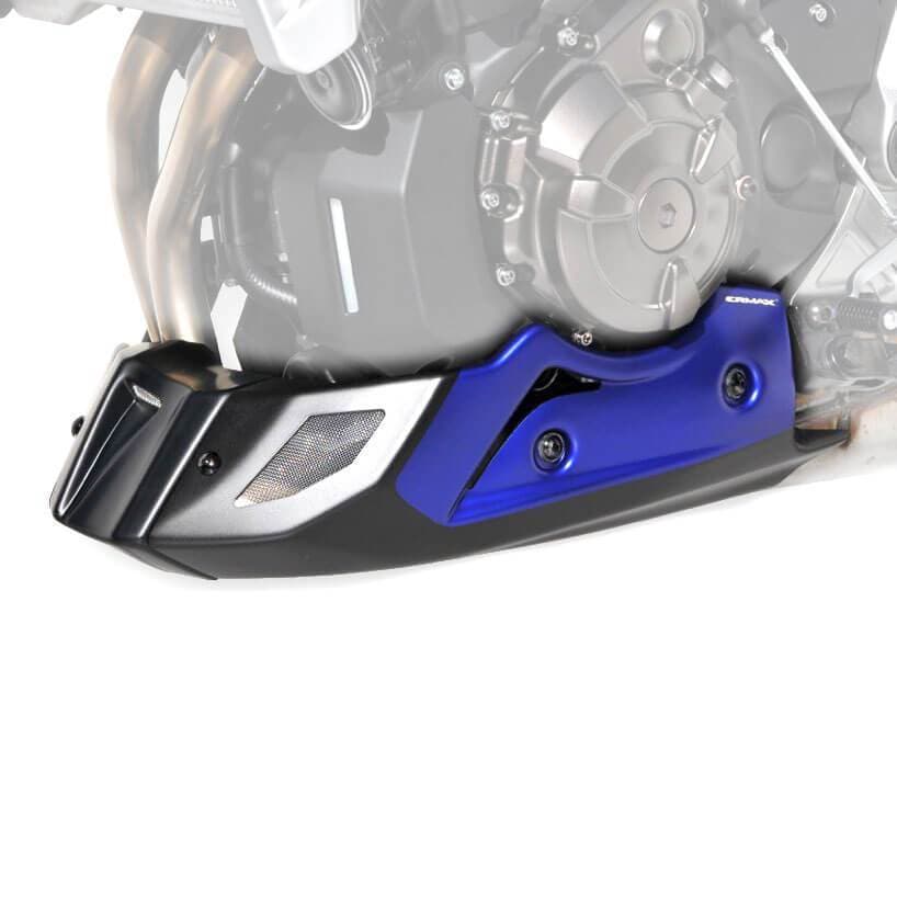 Ermax Belly Pan | Matte Blue/Matte Black (Race Blu/Blackmax) | Yamaha MT-07 2014>2016 - Shop name