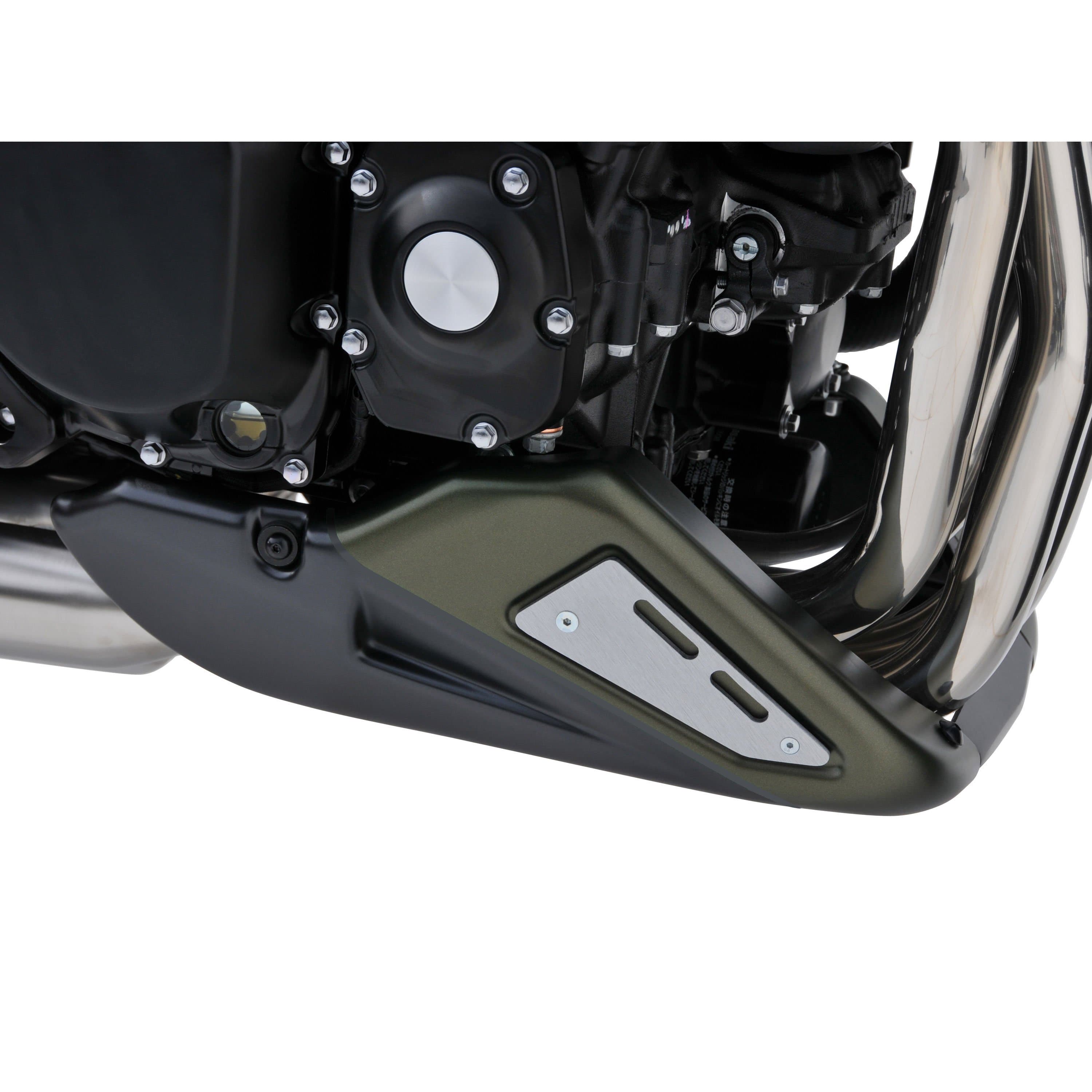 Ermax Belly Pan | Matte Metallic Green/Matte Black | Kawasaki Z 900 RS 2017>Current - Shop name