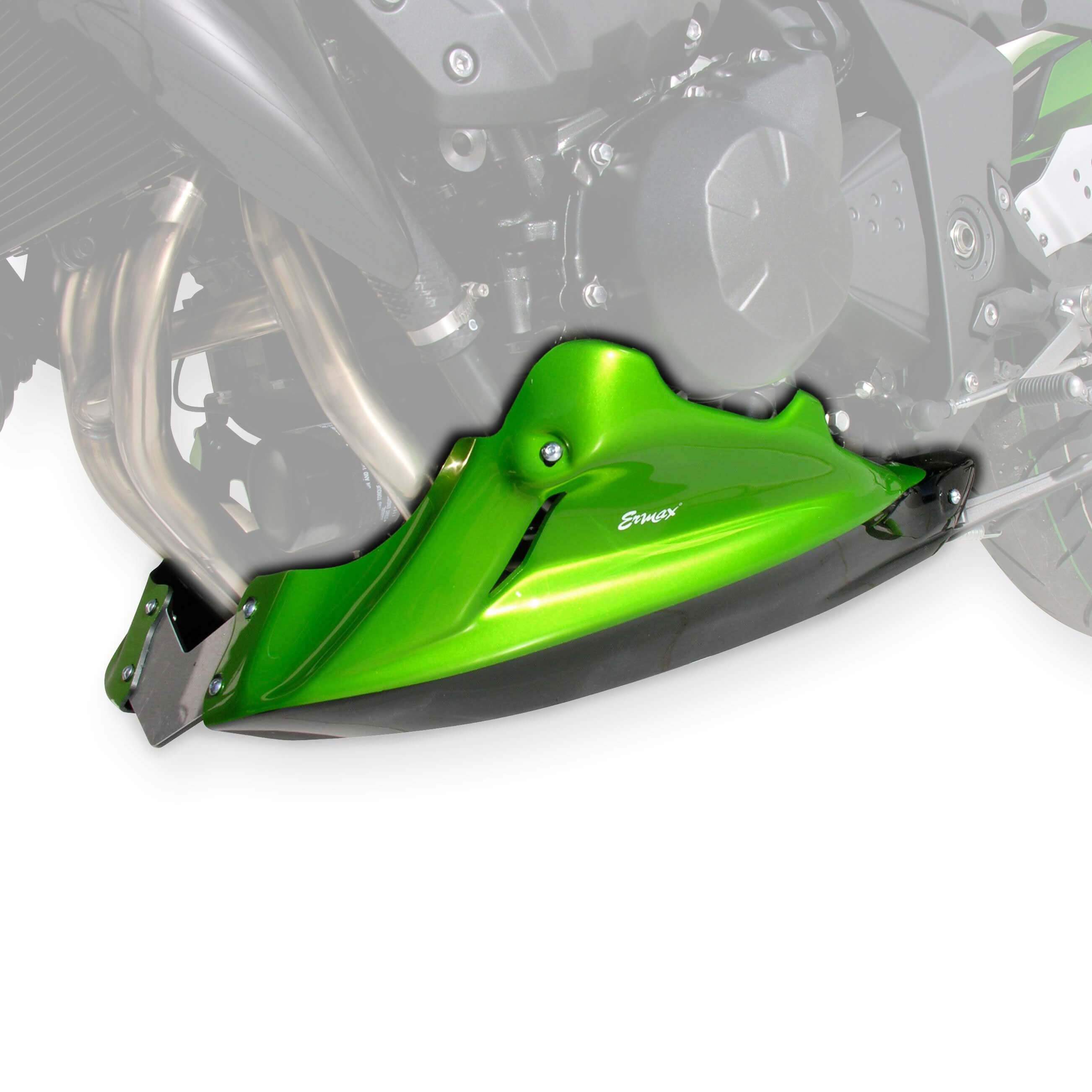 Ermax Belly Pan | Met Green/Met Black (Candy Lime Green/Spark Black) | Kawasaki Z 750 R 2012>2012 - Shop name