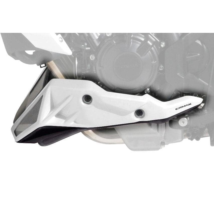 Ermax Belly Pan | Met White/Matte Black (Pearl Himalaya/Matte Gunpowder) | Honda CB 650 F 2014>2015 - Shop name