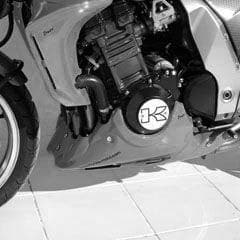 Ermax Belly Pan | Metallic Black (Black Pearl) | Kawasaki Z 1000 2003>2003 - Shop name