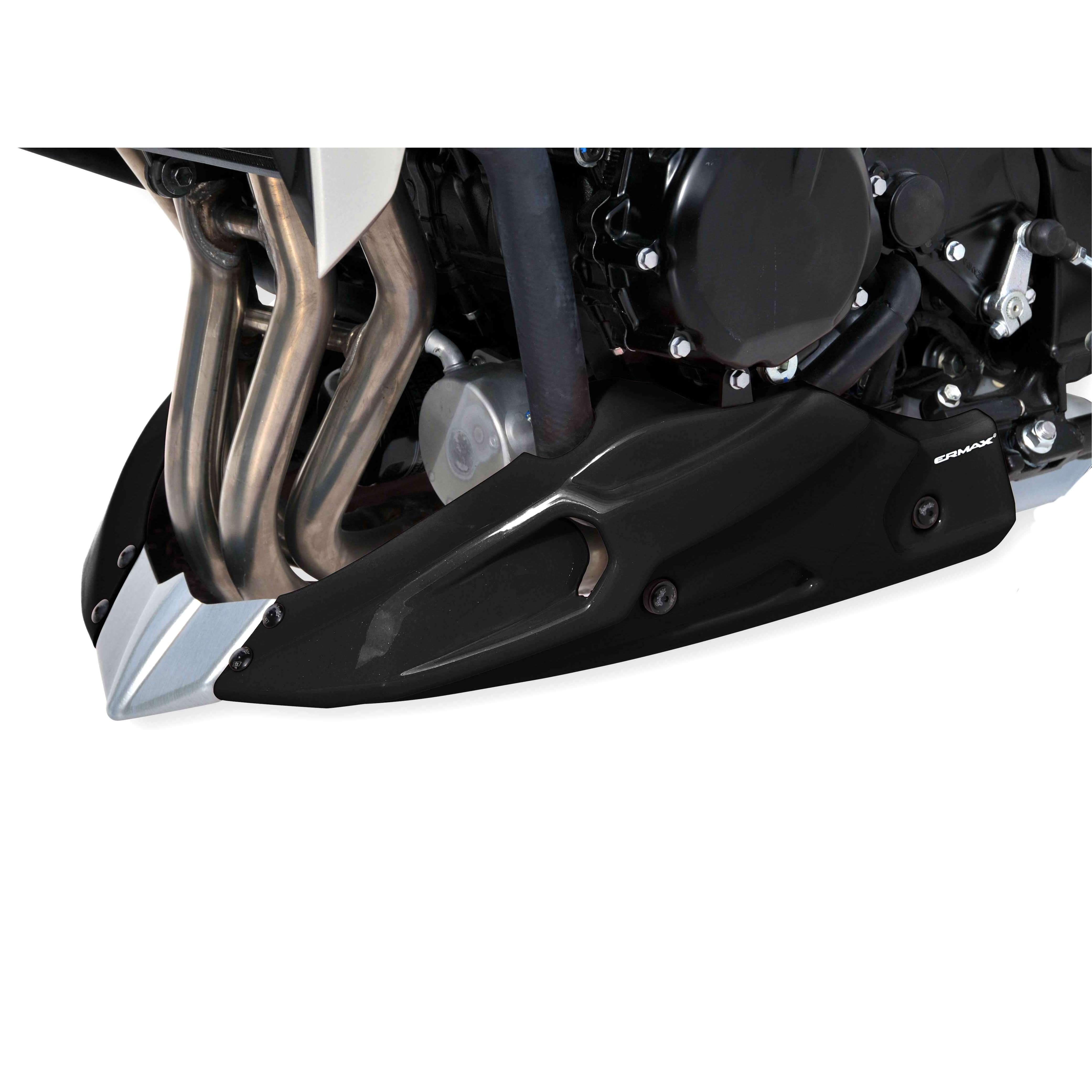 Ermax Belly Pan | Metallic Black (Glass Sparkle Black) | Suzuki GSR 750 2011>2013 - Shop name