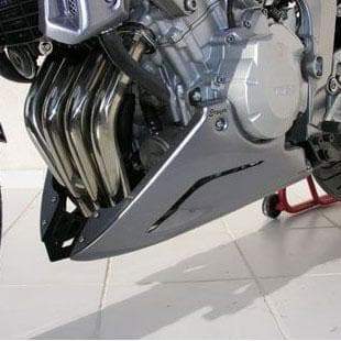 Ermax Belly Pan | Metallic Grey (Aluminium Silver) | Yamaha FZ6 S2 2007>2008 - Shop name