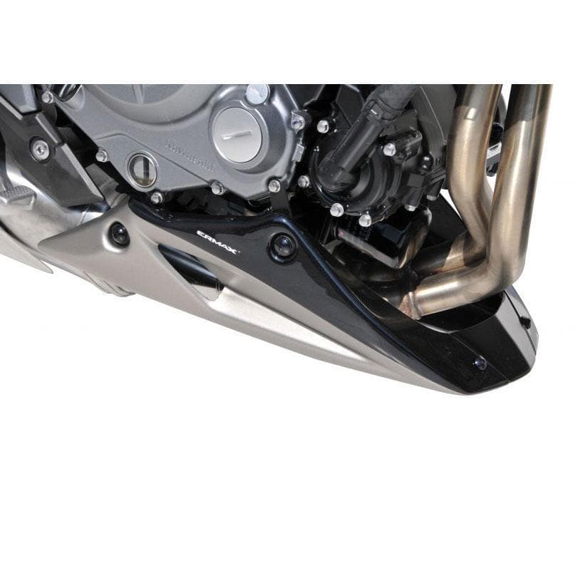 Ermax Belly Pan | Metallic Grey/Metallic Black (Raw Titanium/Spark Black) | Kawasaki Z 650 2017>2017 - Shop name