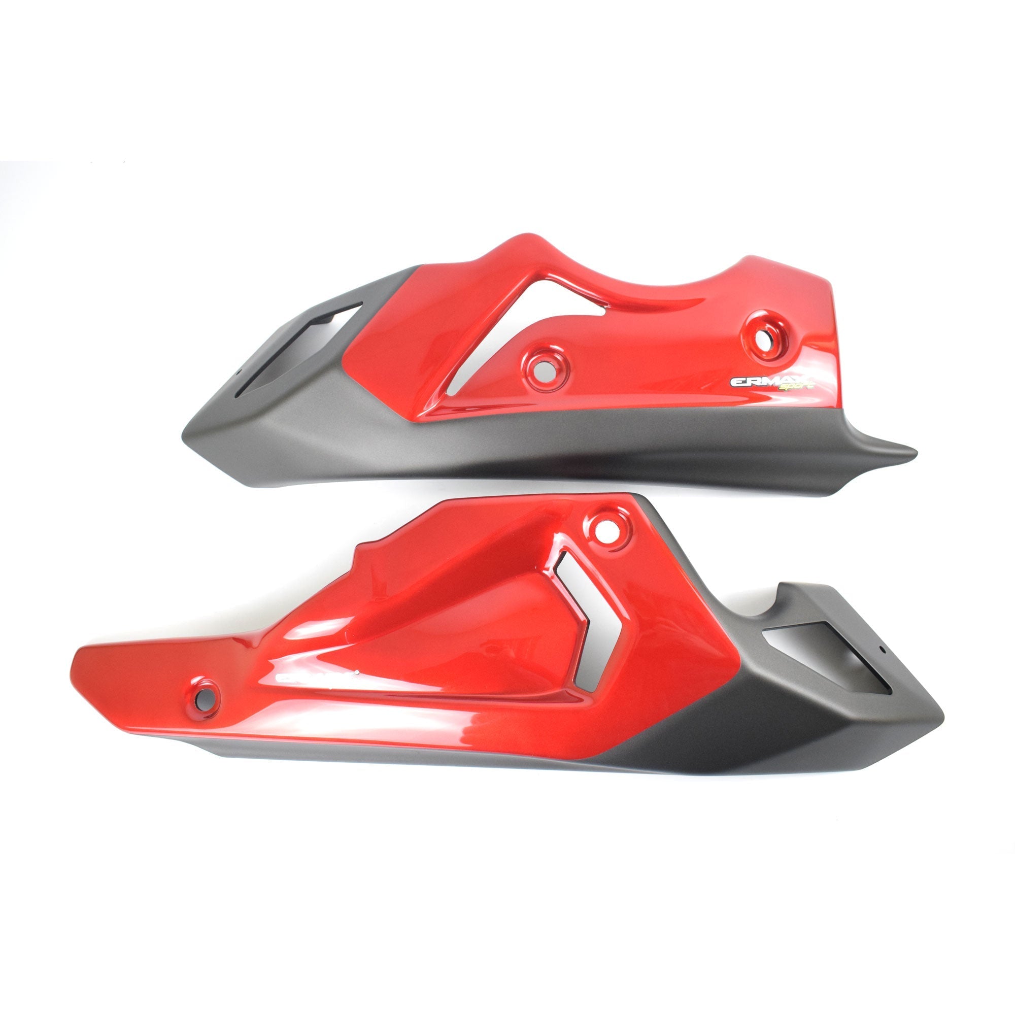 Ermax Belly Pan | Metallic Red/Matte Black (Radical Red/Matte Black) | Yamaha Tracer 700 2016>2019 - Shop name