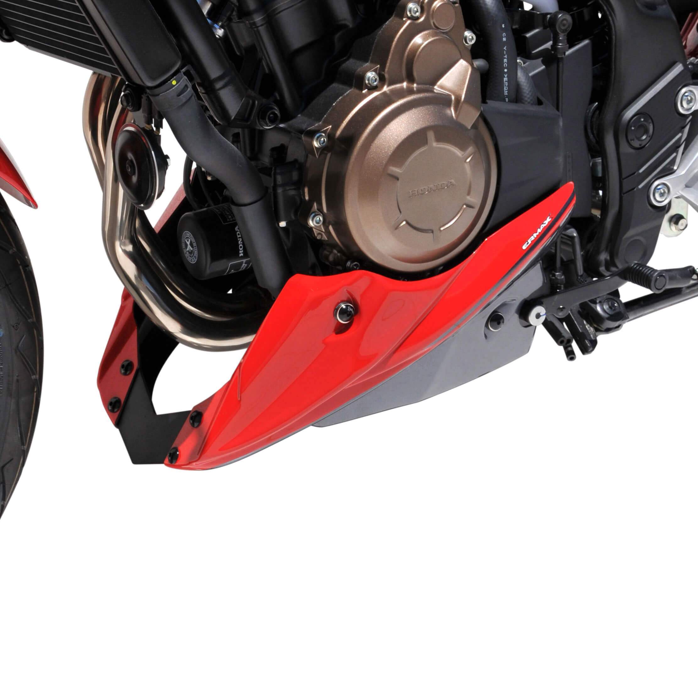 Ermax Belly Pan | Metallic Red/Metallic Grey (Millenium Red/Anthracite Grey) | Honda CB 500 F 2016>2018 - Shop name