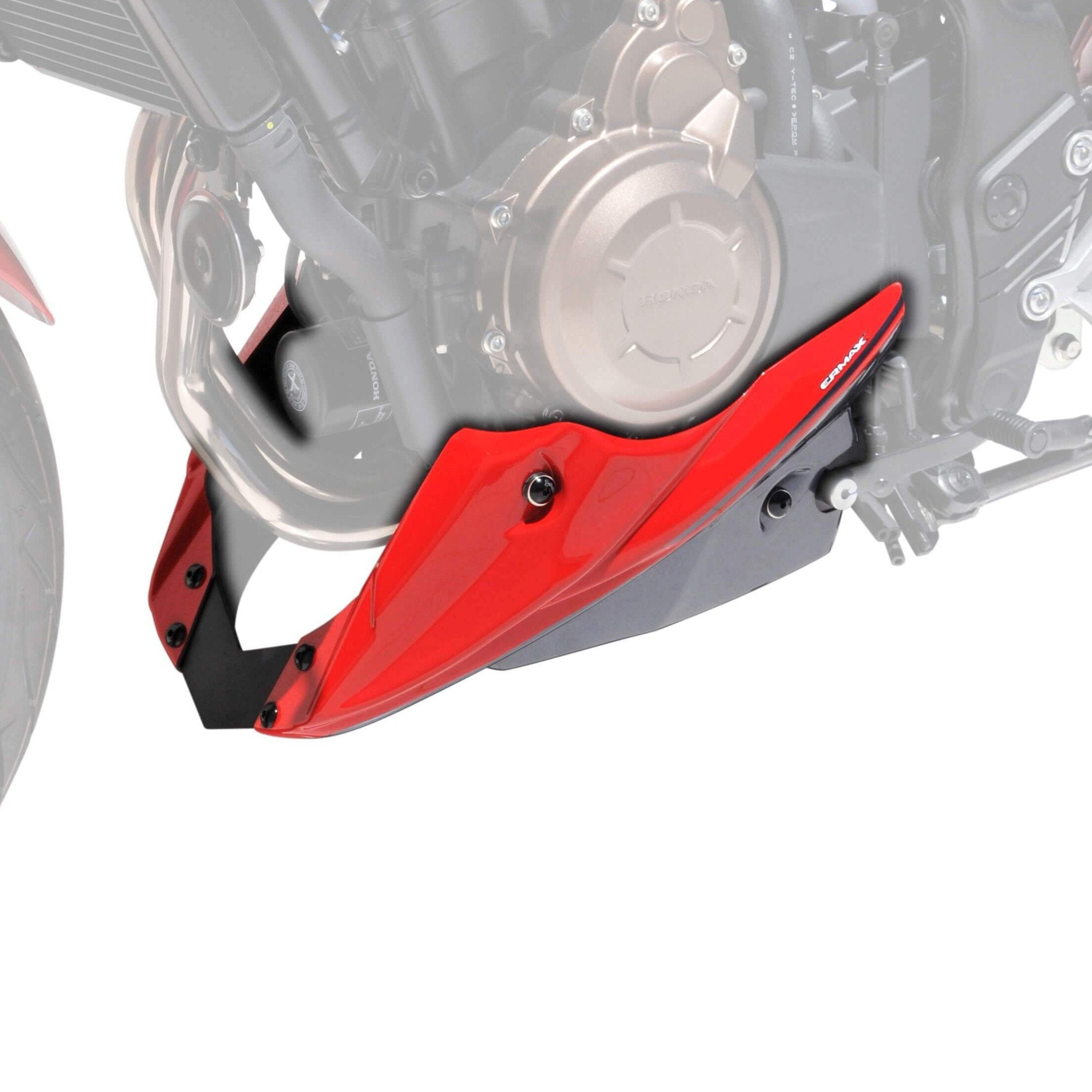 Ermax Belly Pan | Metallic Red/Metallic Grey (Millenium Red/Anthracite Grey) | Honda CB 500 F 2016>2018 - Shop name