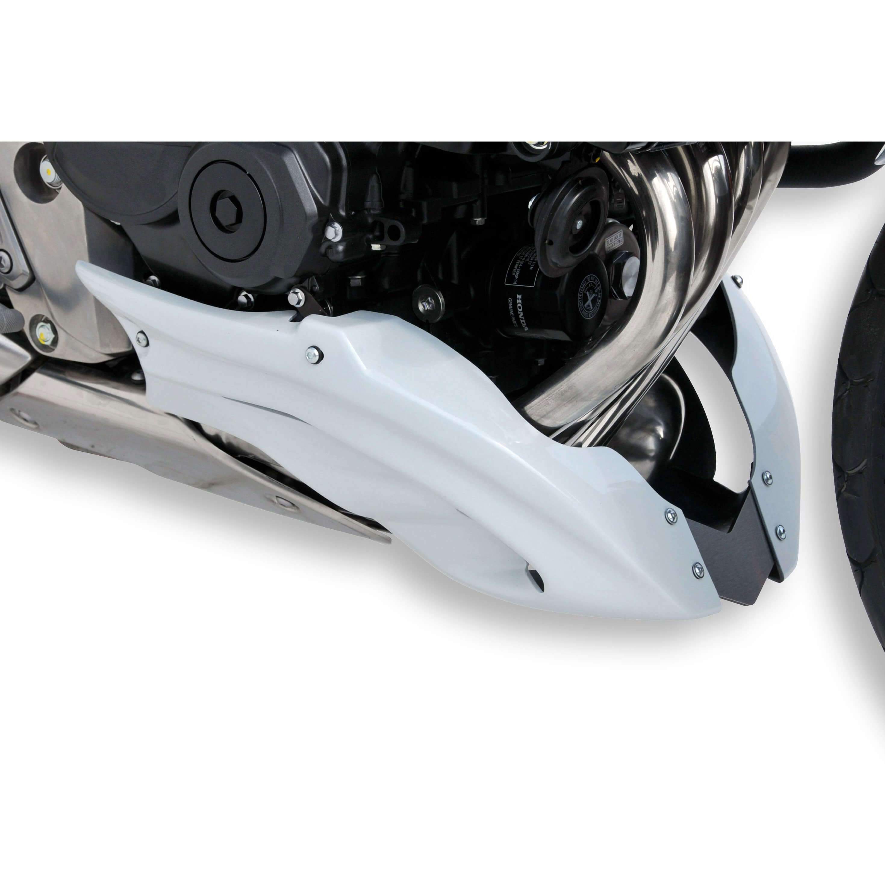 Ermax Belly Pan | Metallic White (Pearl Cool White) | Honda CB 600 F Hornet 2008>2010 - Shop name