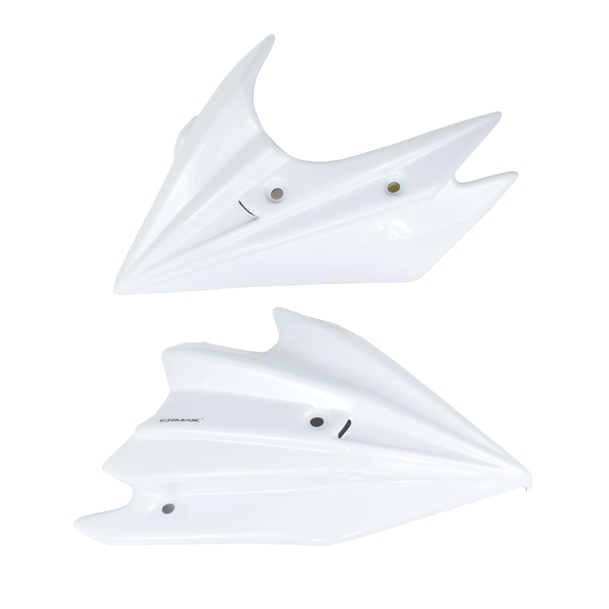 Ermax Belly Pan | Metallic White (Pearl Stardust White) | Kawasaki Z 800 E 2013>2016 - Shop name