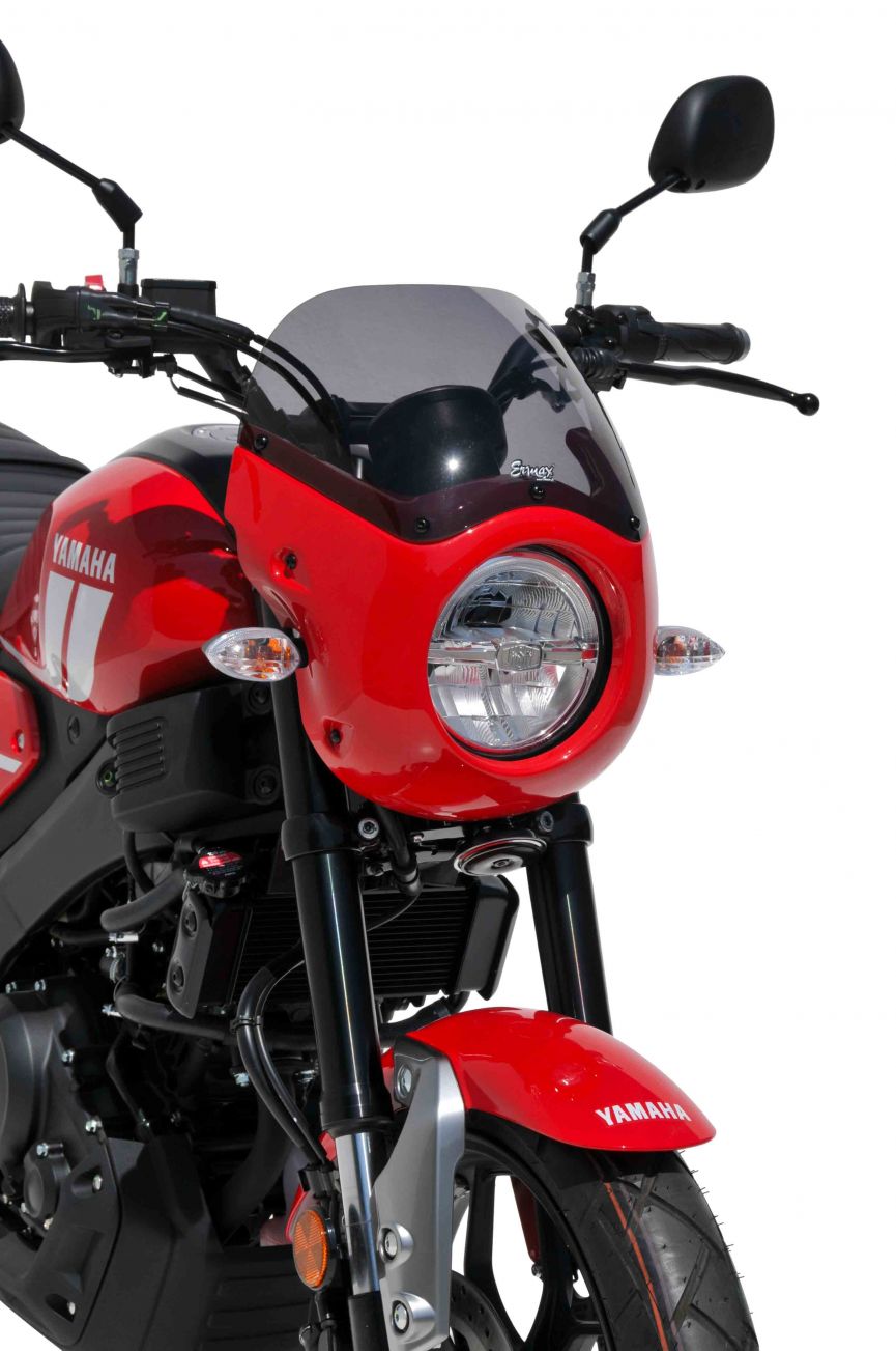 Ermax Cafe Racer Screen | Redline | Yamaha XSR 125 2021>Current - Shop name