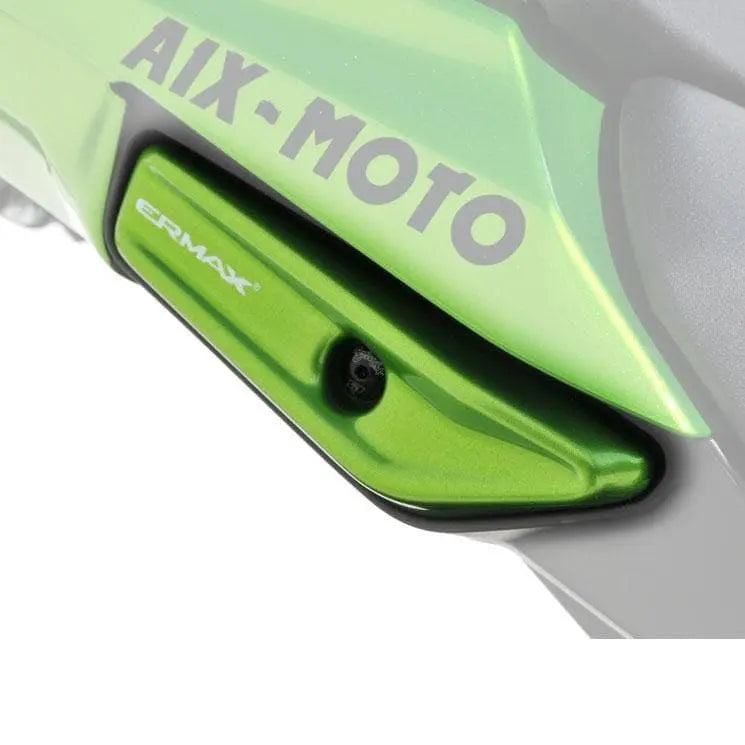 Ermax Grab Rail Cover Kit | Metallic Green (Candy Lime Green) | Kawasaki Ninja 1000 2011>2016 - Shop name
