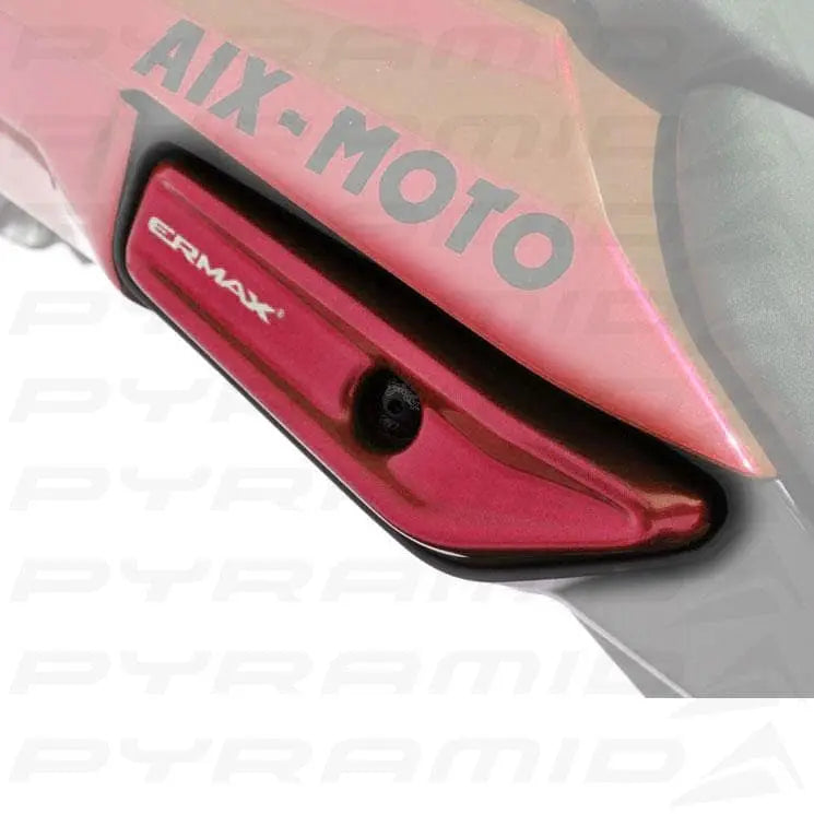 Ermax Grab Rail Cover Kit | Metallic Red (Candy Fire Red) | Kawasaki Ninja 1000 2011>2016 - Shop name