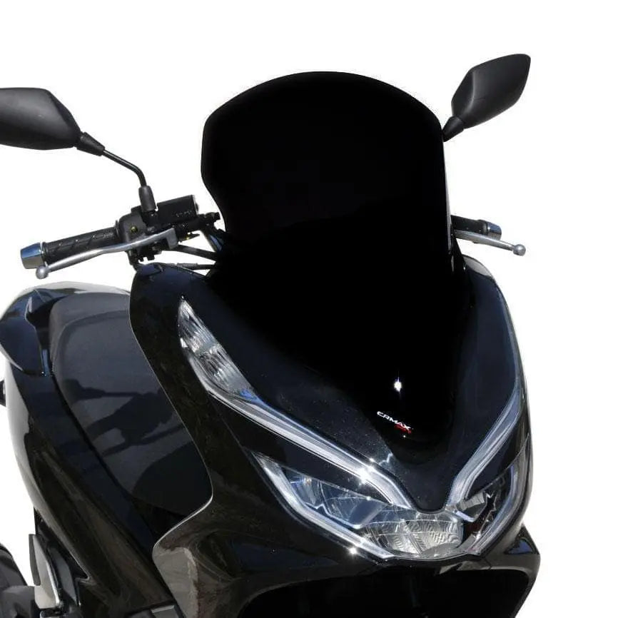 Ermax High Screen | Black (Opaque) | Honda PCX 125 2018>2020 - Shop name