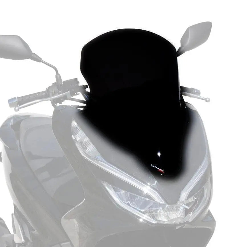 Ermax High Screen | Black (Opaque) | Honda PCX 125 2018>2020 - Shop name