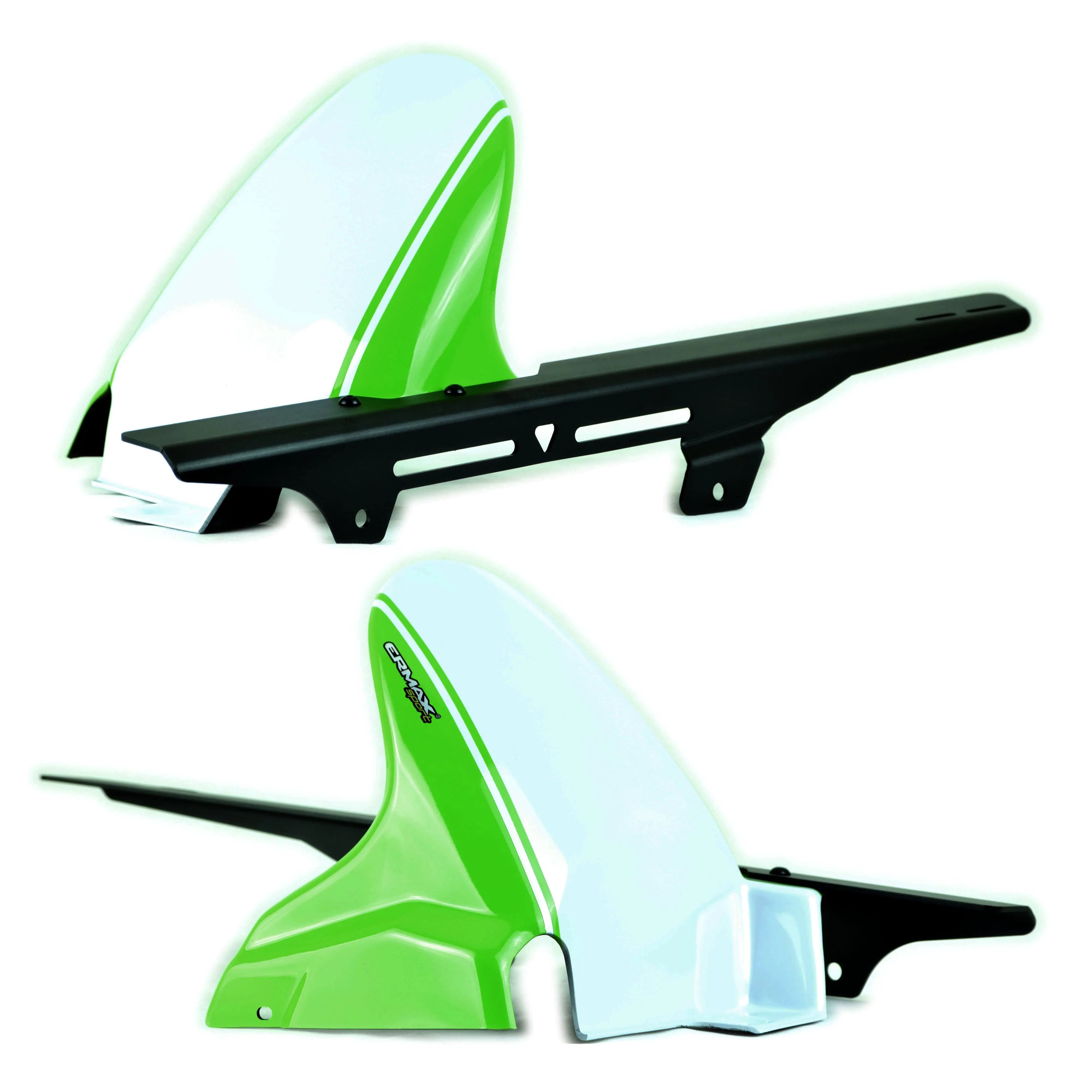 Ermax Hugger | Gloss Green/Metallic White (Vintage Lime Green/Pearl Stardust White) | Kawasaki Z 900 RS 2017>Current - Shop name
