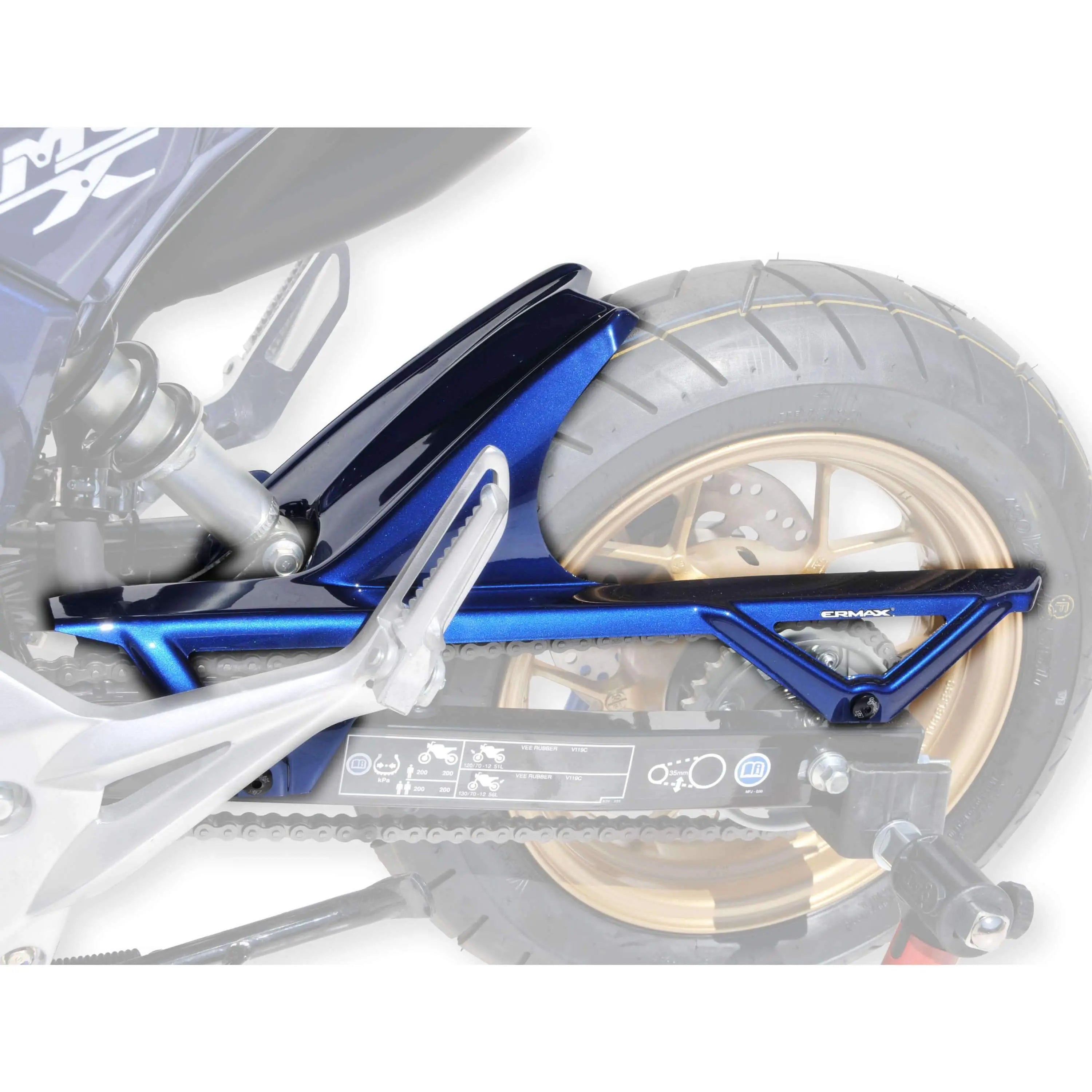 Ermax Hugger | Hugger | Metallic Blue (Candy Pisces Blue) | Honda MSX 125 2014>2015 - Shop name