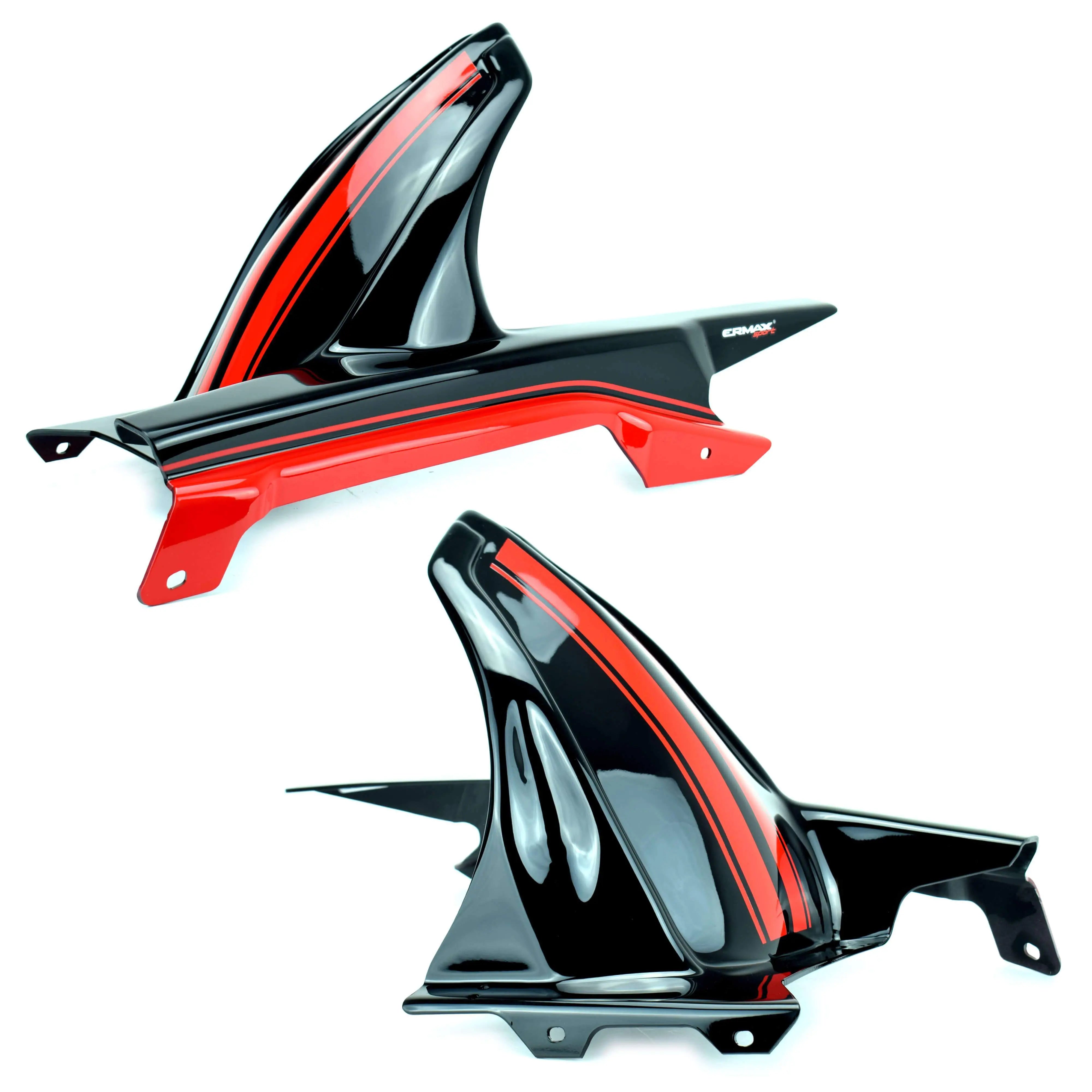 Ermax Hugger | Matte Black/Gloss Red (Graphite Black/Millenium Red) | Honda CB 500 F 2016>2018 - Shop name