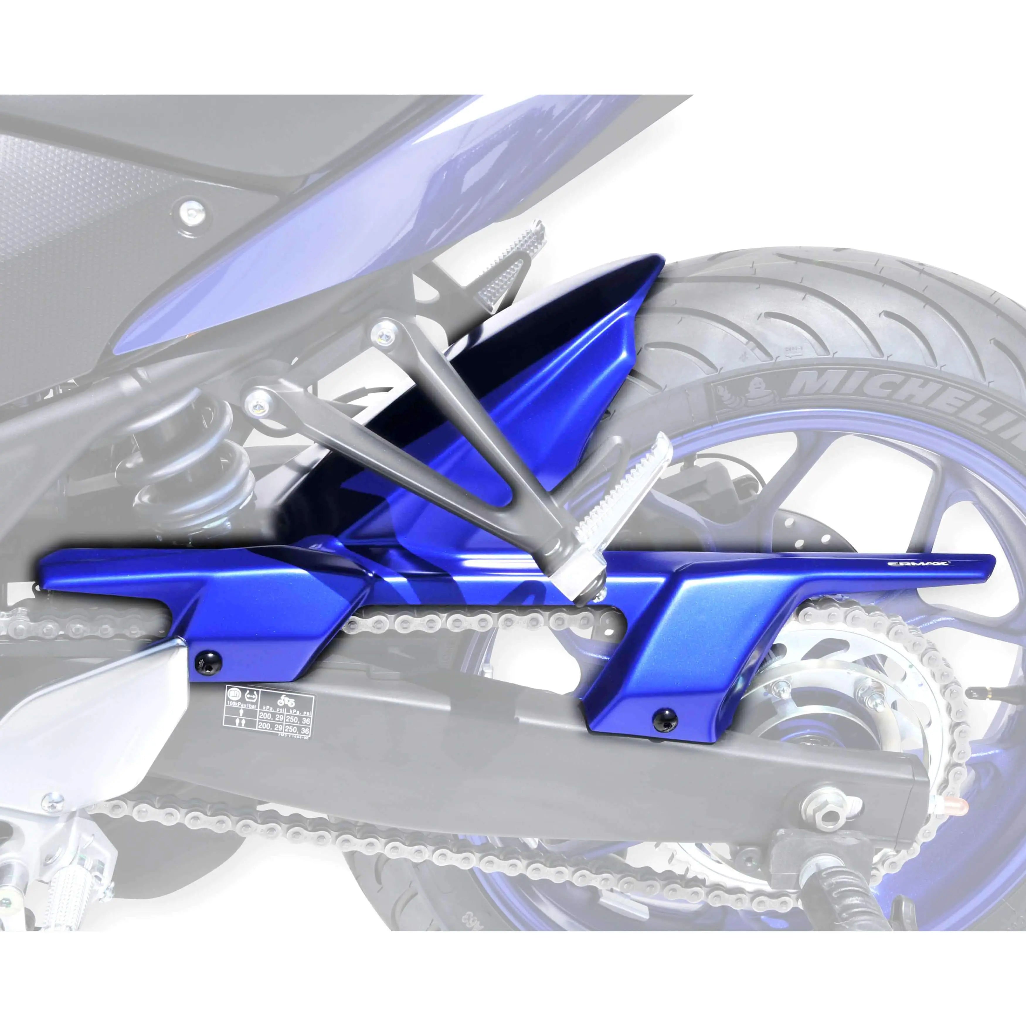 Ermax Hugger | Matte Blue (Race Blu) | Yamaha YZF-R3 2015>2018 - Shop name