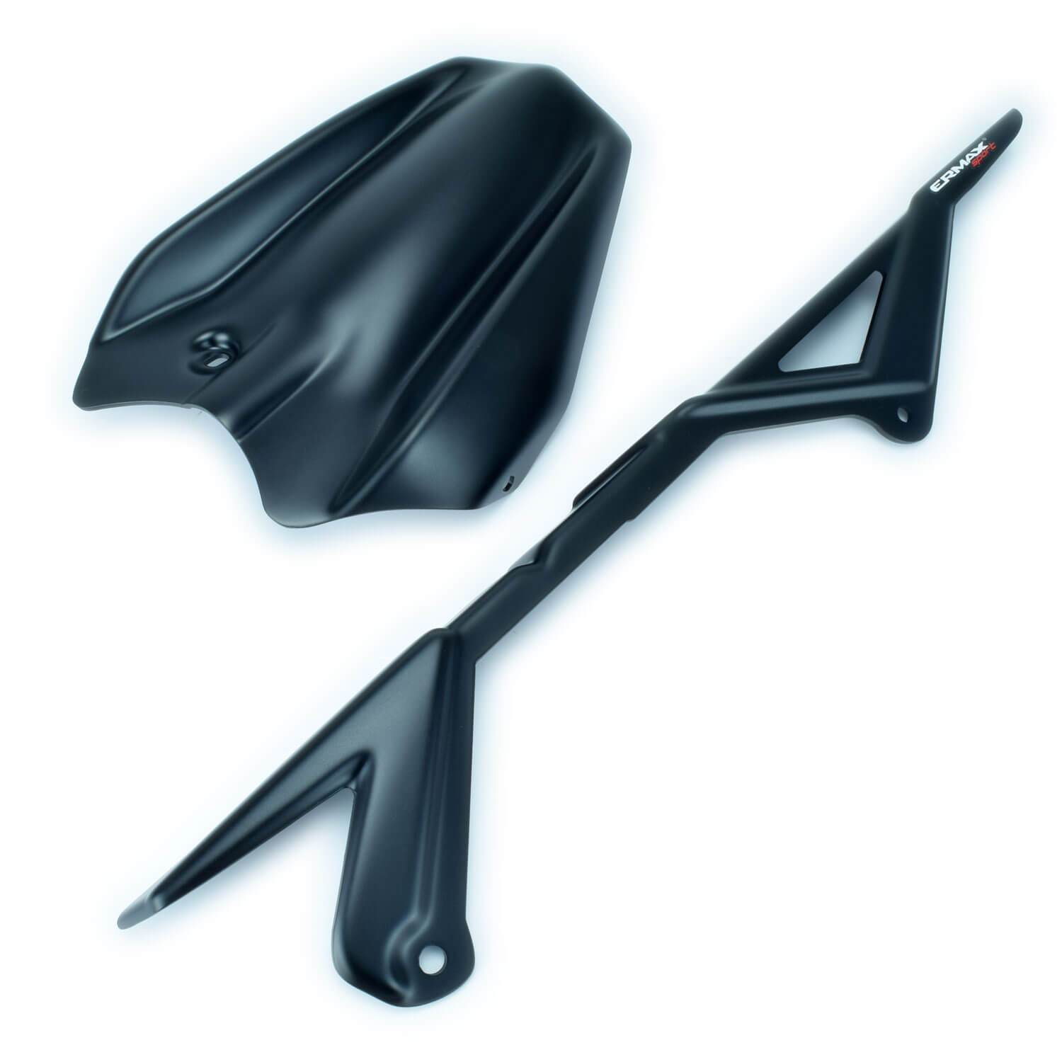 Ermax Hugger | Matte Metallic Black (Tech Black) | Yamaha MT-09 2017>2020 - Shop name