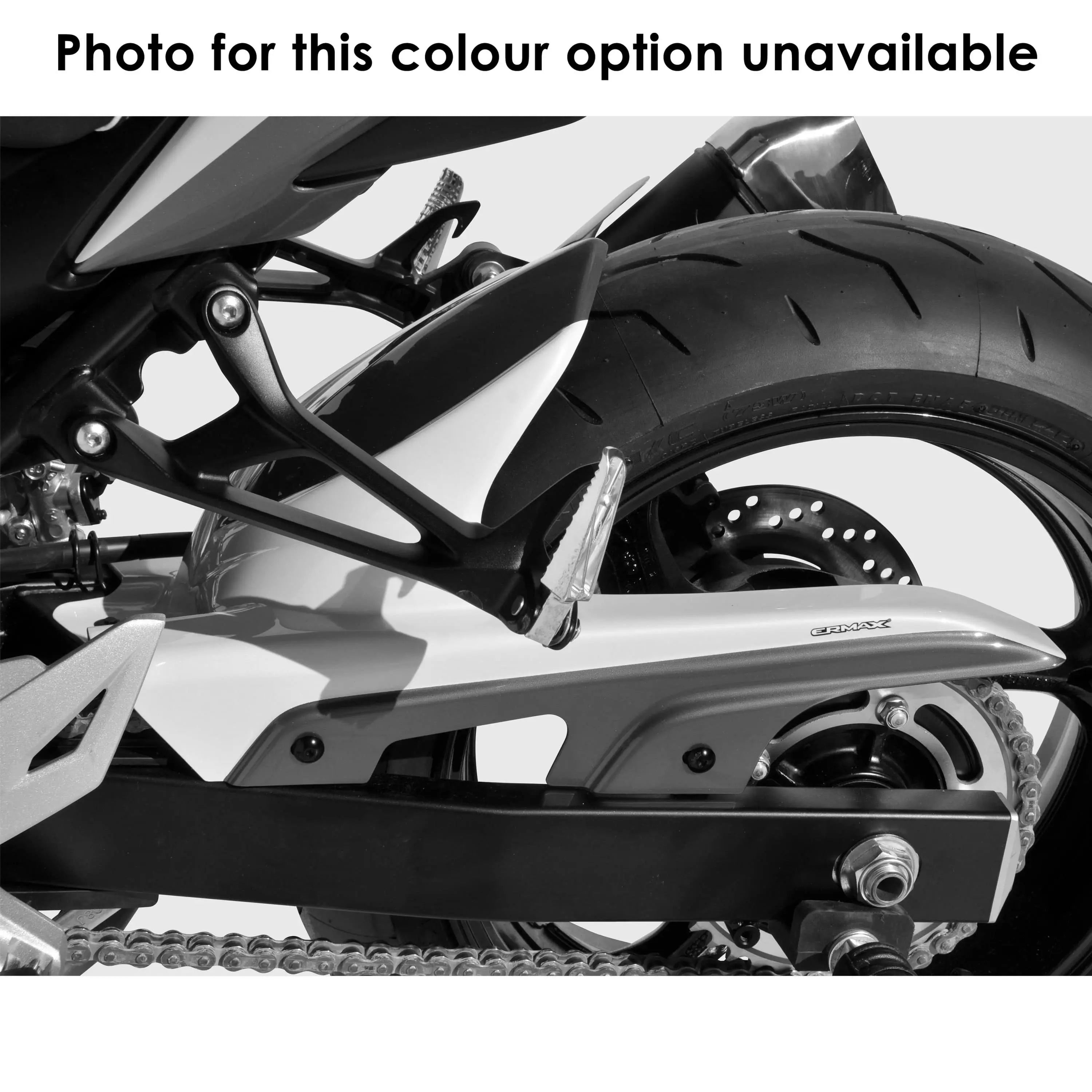 Ermax Hugger | Matte White/Matte Black (White Glacier/Matte Ebony) | Suzuki GSX-S 750 2015>2016 - Shop name
