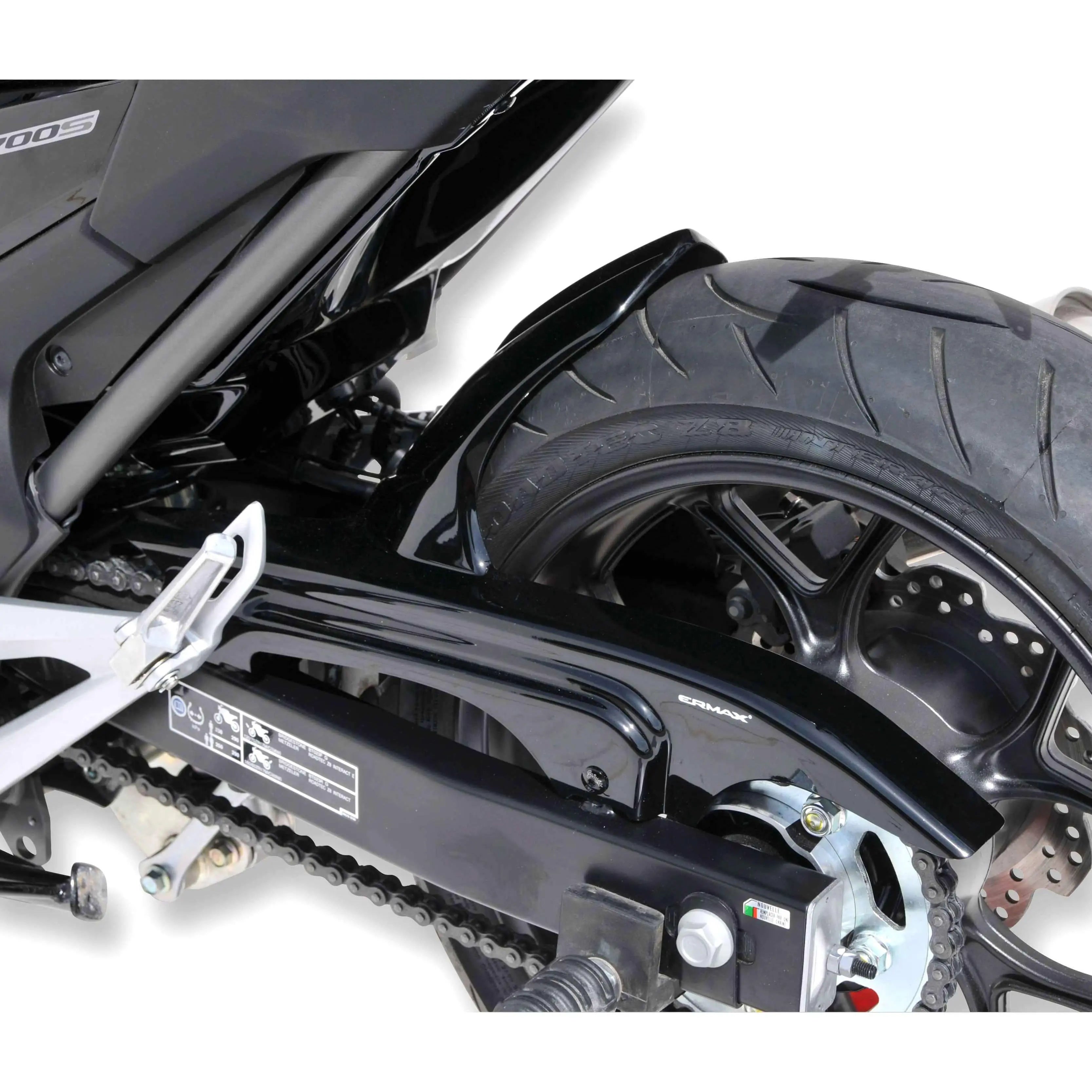 Ermax Hugger | Metallic Black (Ebony Black) | Honda NC 750 X 2014>2015 - Shop name