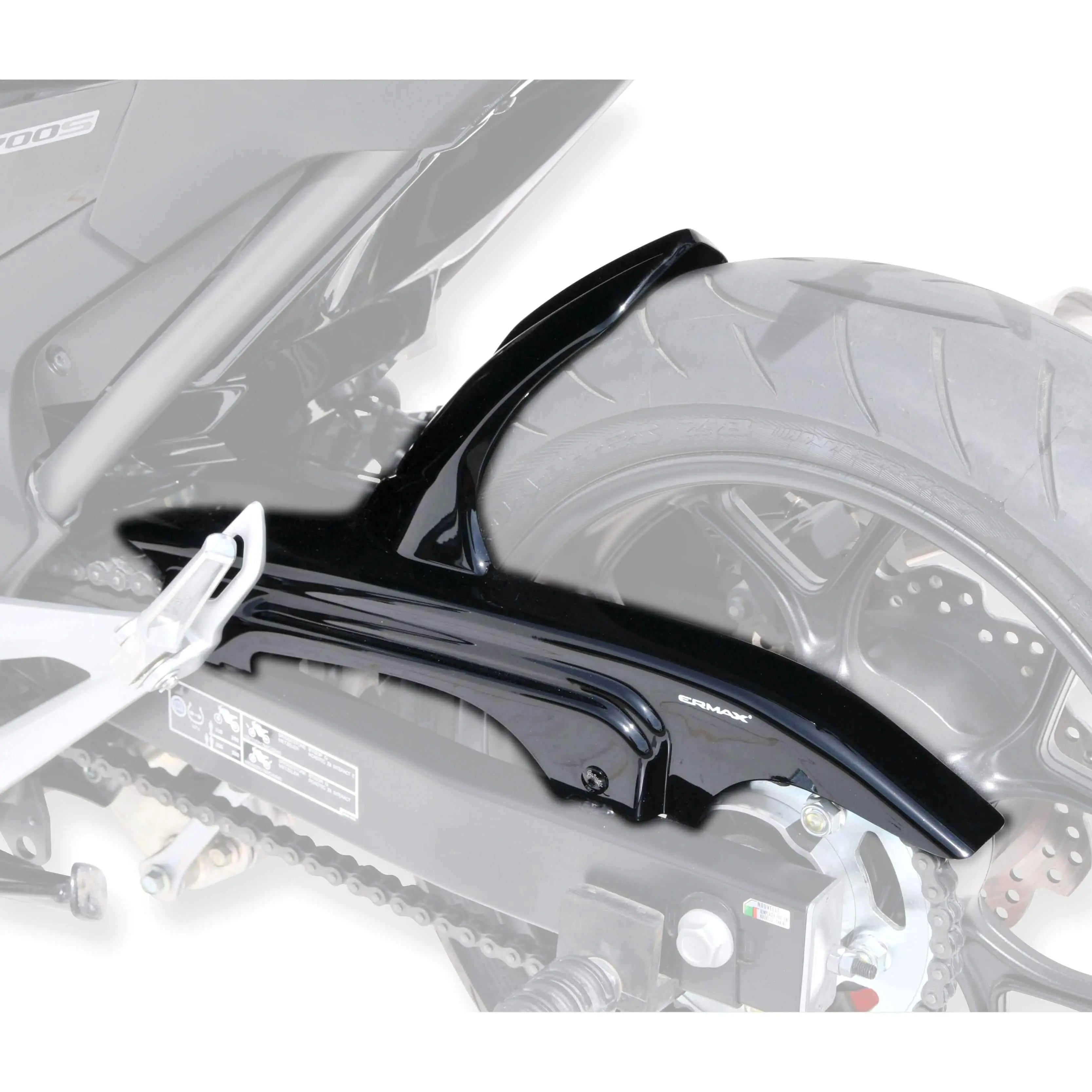 Ermax Hugger | Metallic Black (Graphite Black) | Honda NC 750 S 2014>2015 - Shop name