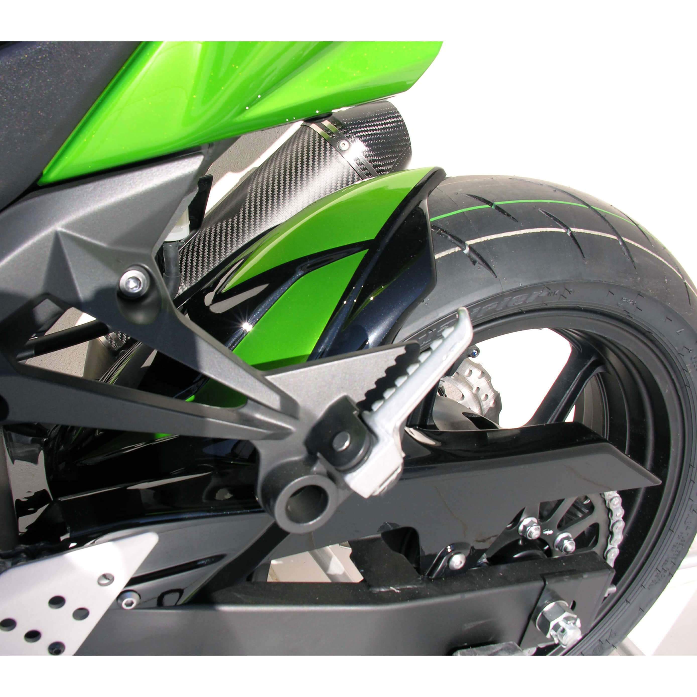 Ermax Hugger | Metallic Black and Metallic Green (Metallic Lime Green/Diablo Black) | Kawasaki Z 750 2007>2012 - Shop name