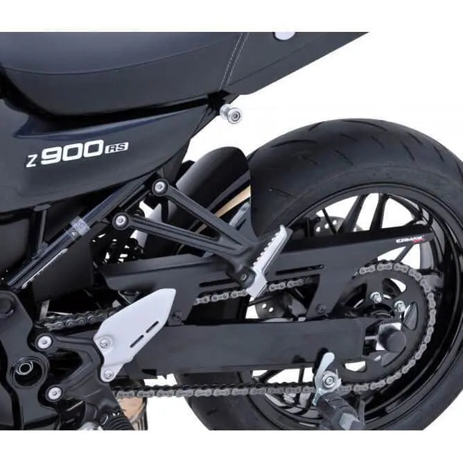 Ermax Hugger | Metallic Black with Colour Coded Decals (Metallic Spark Black) | Kawasaki Z 900 RS 2017>Current - Shop name