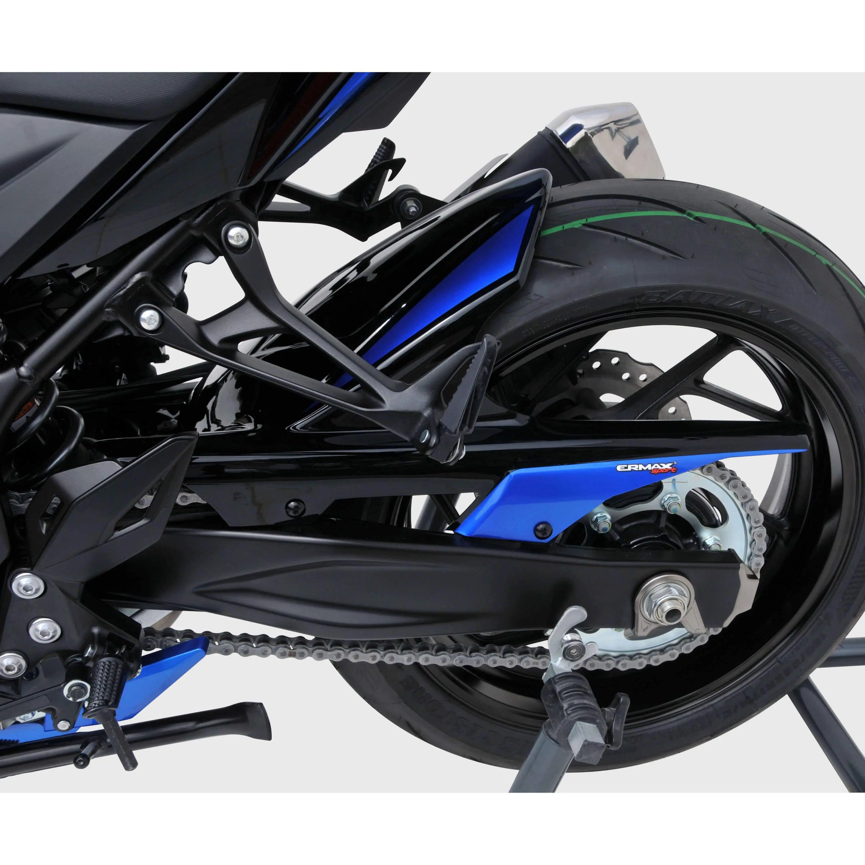Ermax Hugger | Metallic Blue/Metallic Black (Triton Blue/Spark Black) | Suzuki GSX-S 750 2017>2021 - Shop name
